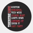 Recherche de actrice autocollants Théâtre