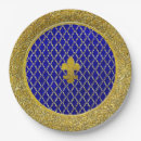 Suche nach fleur de lis pappteller Gold