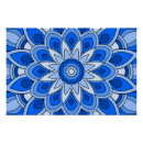 Recherche de mandala bleu posters Jolie