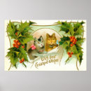 Suche nach weihnachtskatzen poster Festlich