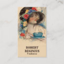 Recherche de boissons de café cartes visite Affaires