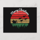 Recherche de père noël traîneau cartes postales Chien