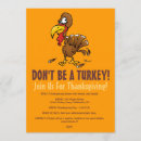 Recherche de humour de dinde invitations Thanksgiving
