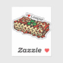 Recherche de cuisine italienne autocollants Lasagne