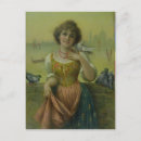 Recherche de vernet de horace cartes postales Fille