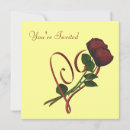 Recherche de bouton de rose invitations Élégant