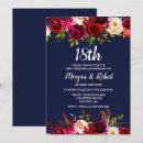 Recherche de de 18 ans invitations Floral