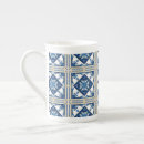 Recherche de bleu méditerranéen tasses Azulejo