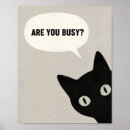 Suche nach lustige schwarze katze poster Bürohumor