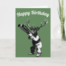 Recherche de deer anniversaire cartes Chasseur de cerfs