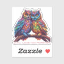 Suche nach love birds aufkleber Bunt