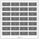 Recherche de transparent mariage autocollants Étiquettes de adresse invités