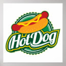 Suche nach der hotdog poster Nahrung