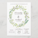 Recherche de watercolor wreath invitations Vert