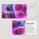 Recherche de peintures roses cartes visite Abstrait