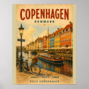 Suche nach dänemark reise poster Vintage