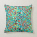 Suche nach paisley kissen Türkis