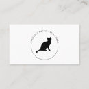 Recherche de silhouette de chat cartes visite Animaux