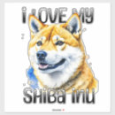 Suche nach shiba inu waren aufkleber Niedliche hunde