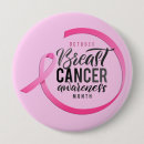 Recherche de mois de conscience badges Rose