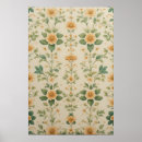 Suche nach blumentapete poster Vintag