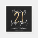 Recherche de 21 ans serviettes Typographie