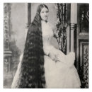 Recherche de longs cheveux photographie Photo historique