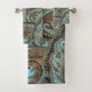 Recherche de paisley bain serviettes Turquoise