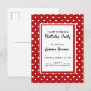 Recherche de pois rouge et blanc invitations Enfants