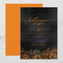 Recherche de orange noire invitations Citrouille