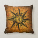 Recherche de rose de boussole coussins Nautique