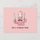 Recherche de calmar cartes postales Tentacules