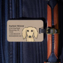 Recherche de cartoon bagages étiquettes Chien