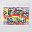 Suche nach laguna beach postkarten Vintag