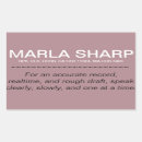 Recherche de journaliste autocollants Sténographe