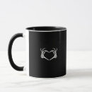 Recherche de coeur gothique tasses Goth valentine