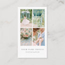 Recherche de quatre cartes visite Photographe