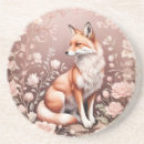 Recherche de renards dessous de verres Pour elle