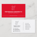 Recherche de chiropractor cartes visite Minimaliste