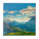 Recherche de paysage de montagne carreaux Nuages