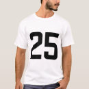 Recherche de numéro 25 tshirts Anniversaire