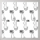 Suche nach abstraktes gesicht poster Schwarz