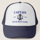 Recherche de ancre de bateau casquettes Bleu