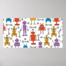 Suche nach niedlicher roboter poster Cartoon
