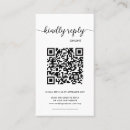 Recherche de rsvp de mariage cartes visite Minimaliste