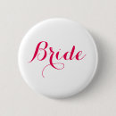 Recherche de mariage rose badges Bride