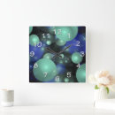 Recherche de trois dimensions horloges Bleu