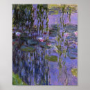 Suche nach wasser poster Claude monet