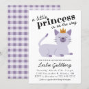 Recherche de princesse baby shower invitations Violet