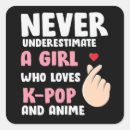Recherche de k pop autocollants Anime